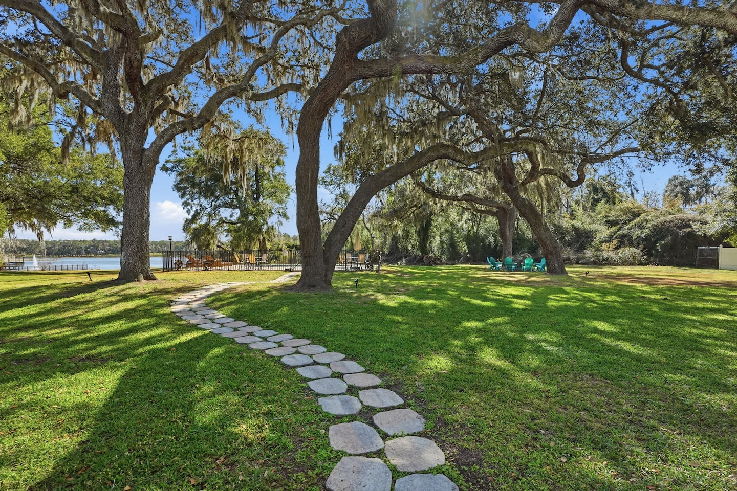 The stone path — Lakeview Estate